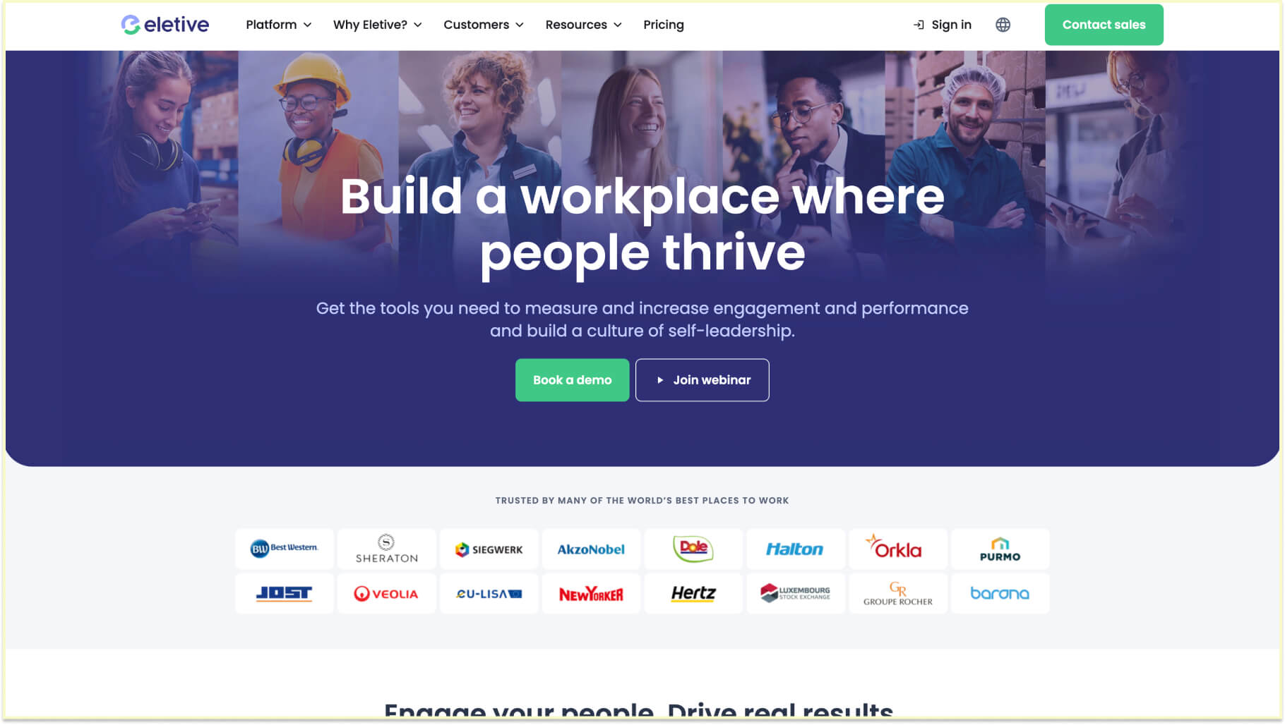 Traditional enterprise provider: Eletive