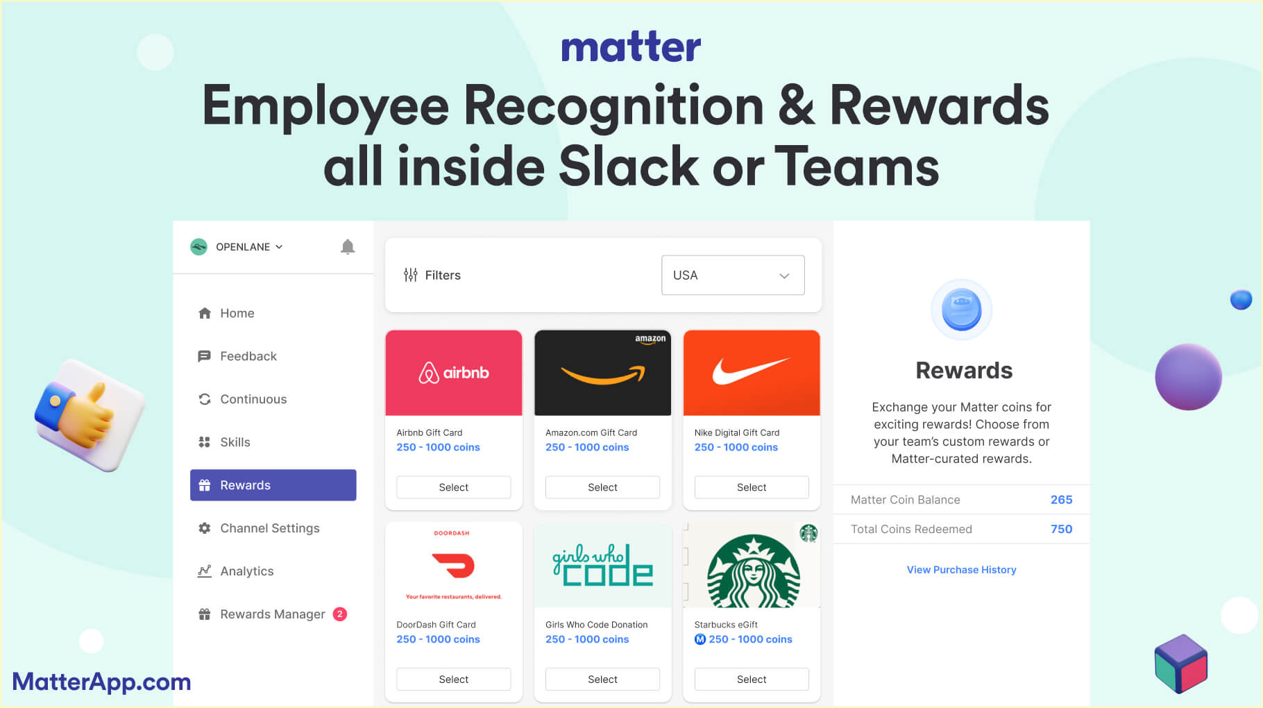 Balanced feature and price platforms: Matter