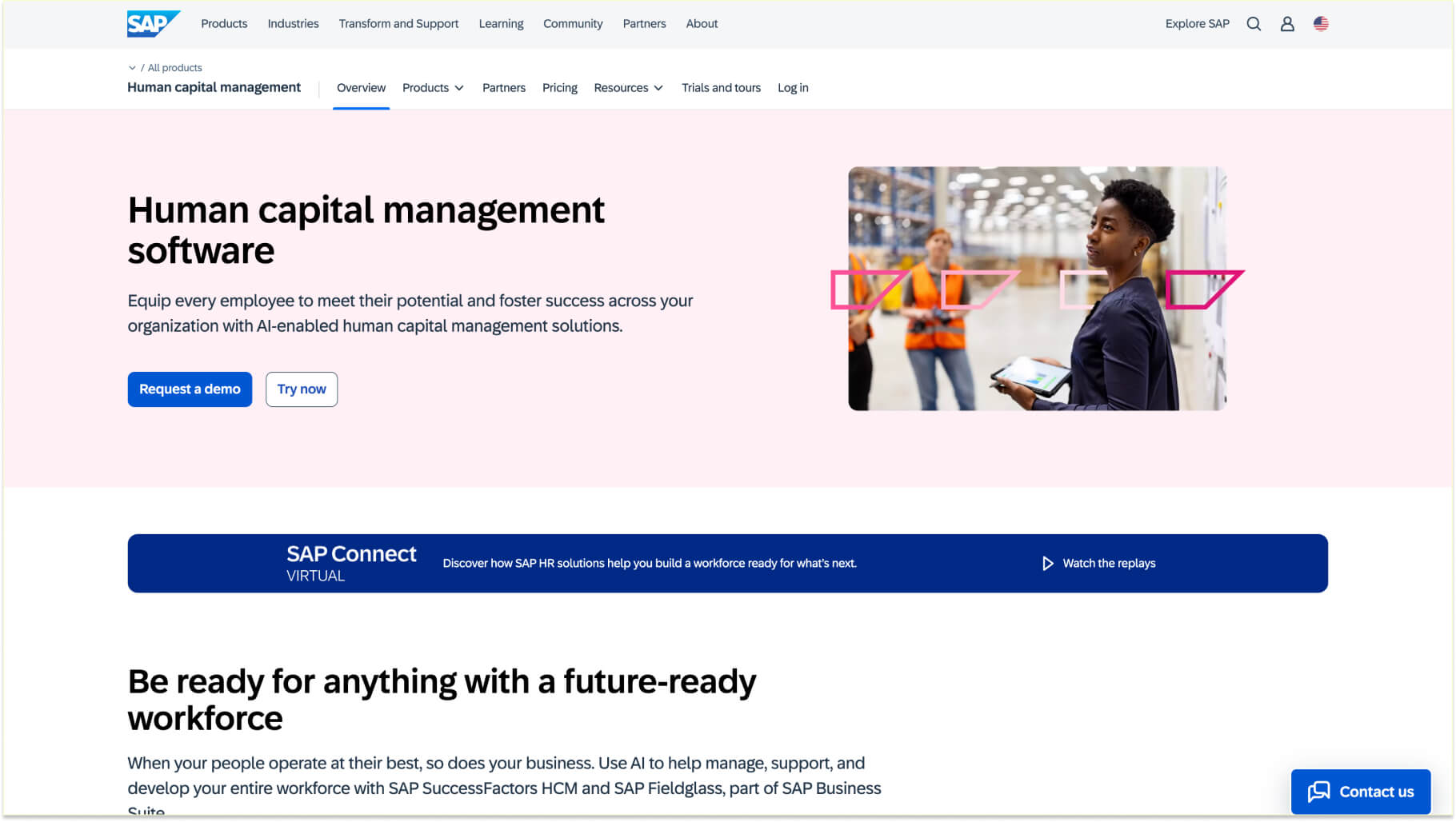 Enterprise employee engagement survey software for large organizations: SAP SuccessFactors