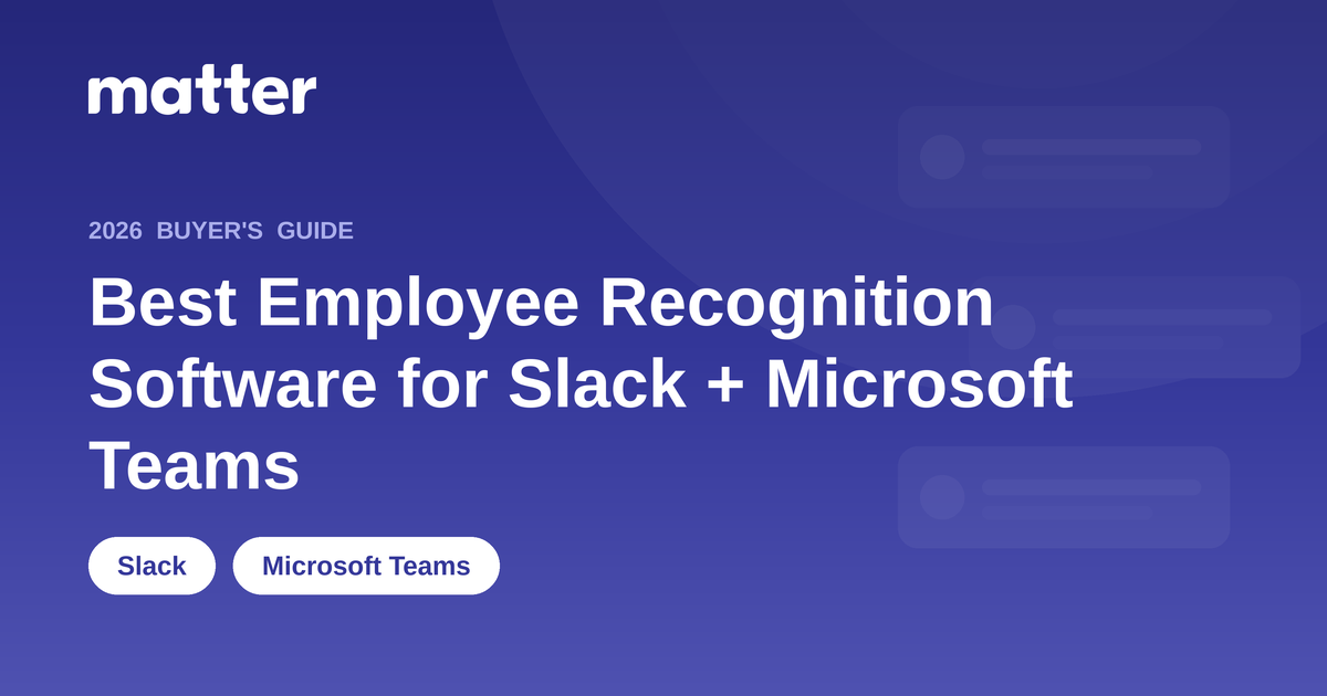 Team collaborating in Slack and Microsoft Teams with employee recognition software