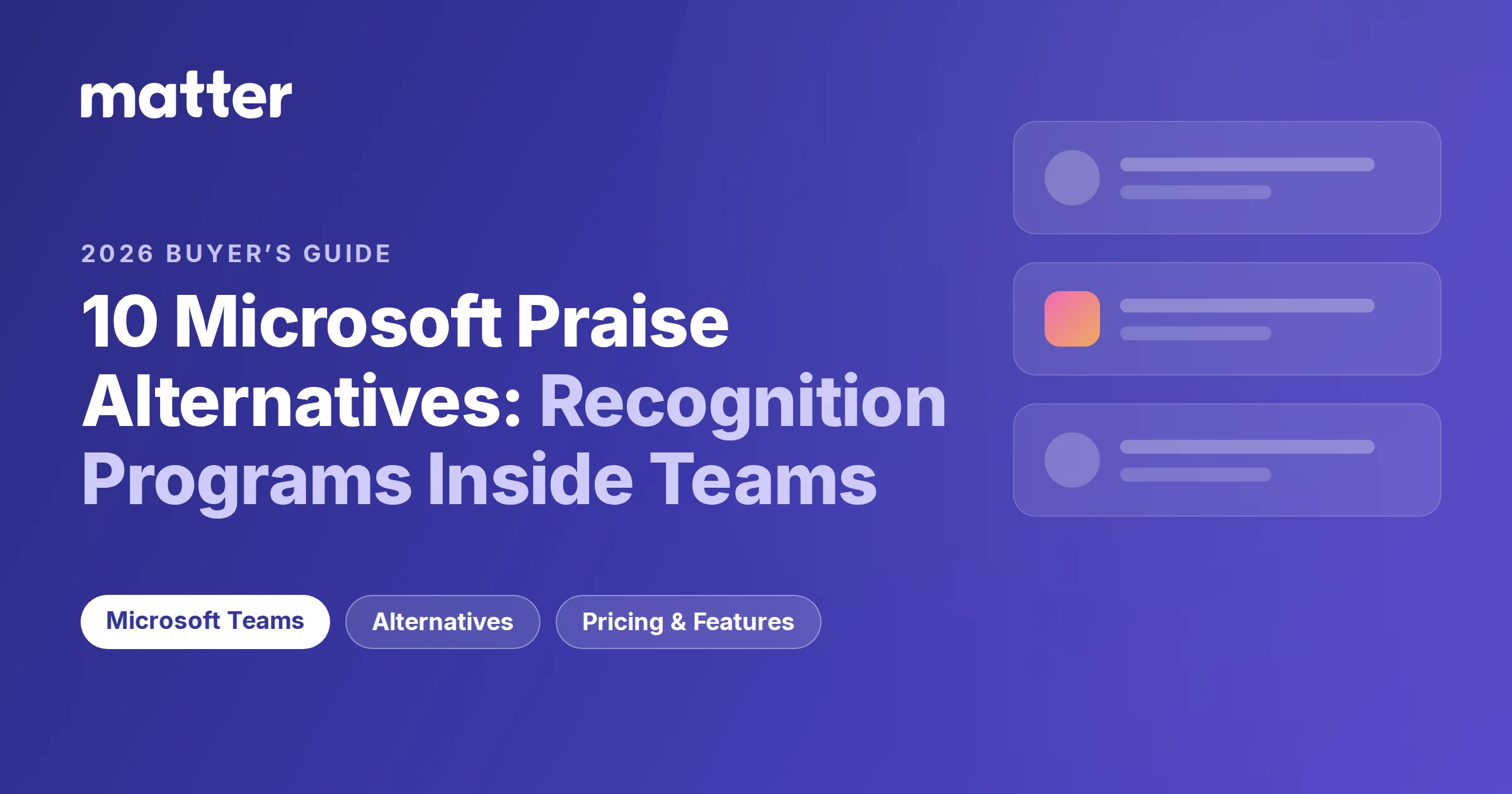 10 Microsoft Praise alternatives: recognition programs that run inside Microsoft Teams, 2026 guide