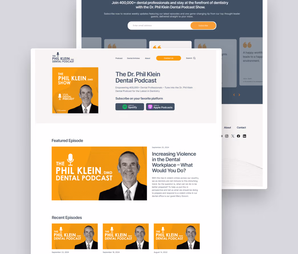A mockup of a project