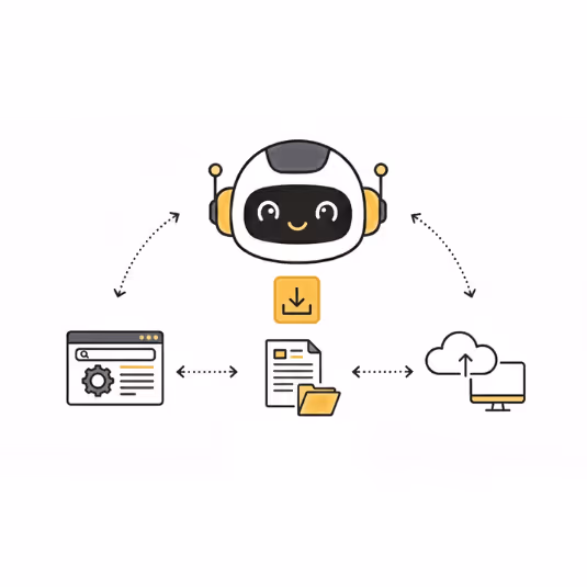 Lovable.dev project export workflow showing the GitHub connection and code download steps