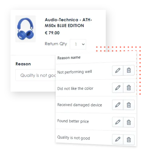 Return Reasons in Return Prime