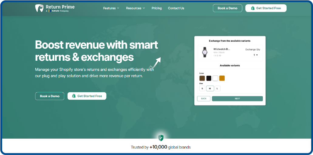 Return Prime- the best Shopify return app