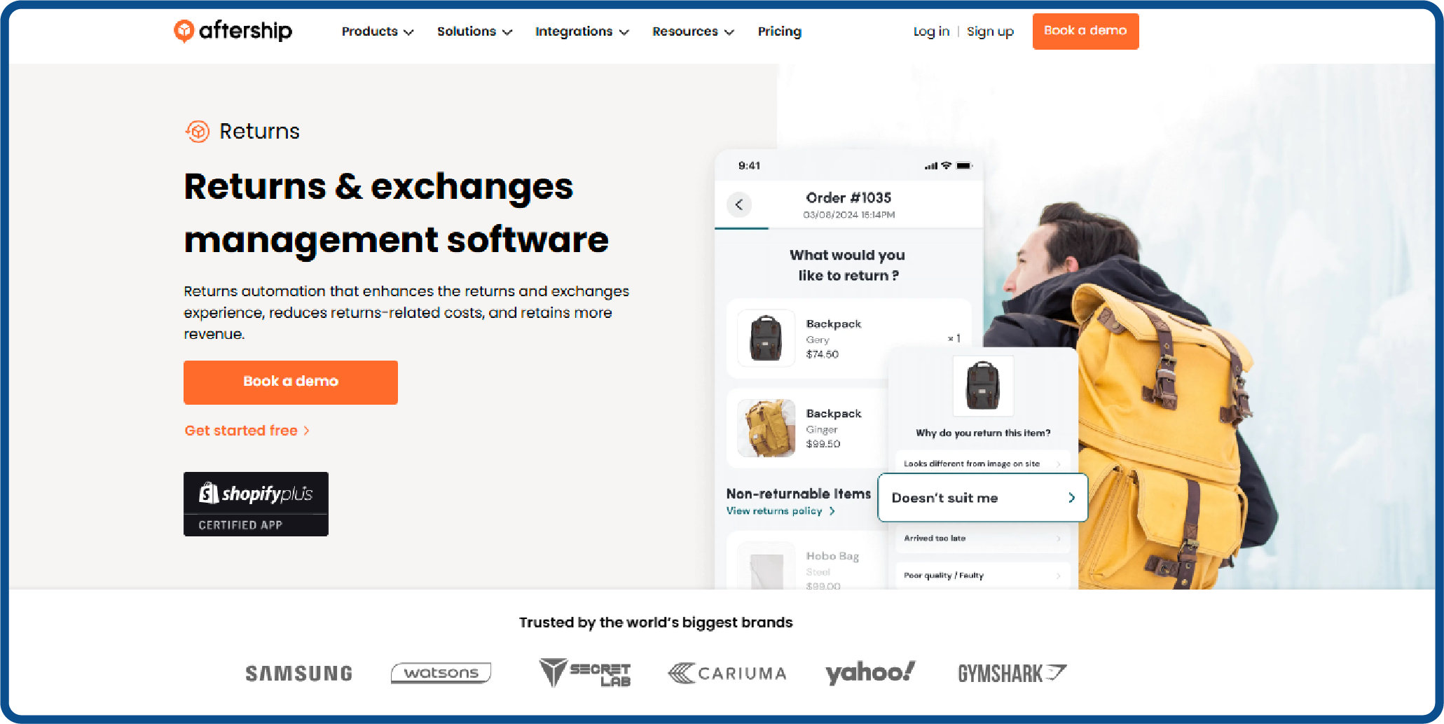 Aftership Returns Center