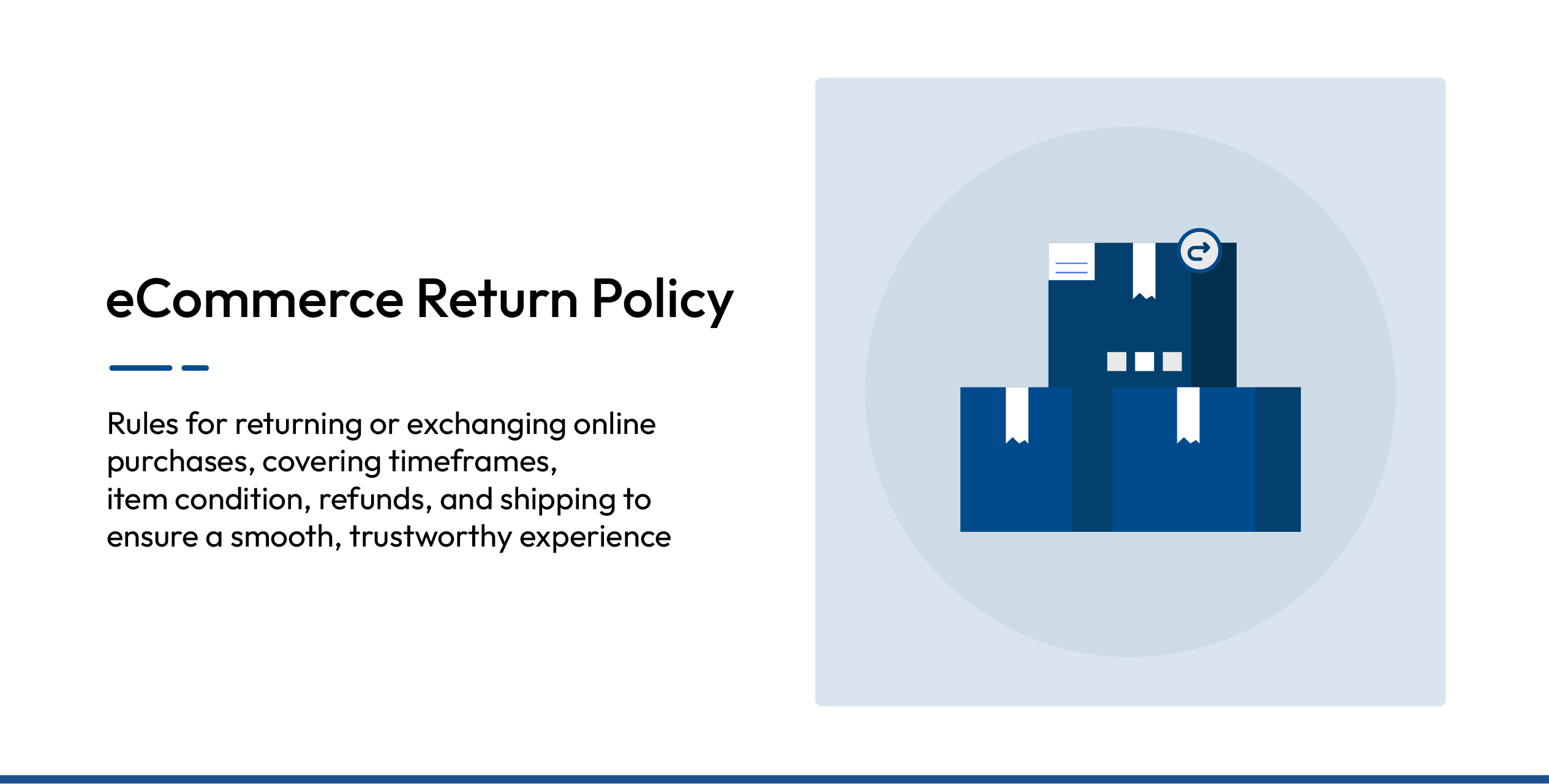 eCommerce return policy defined