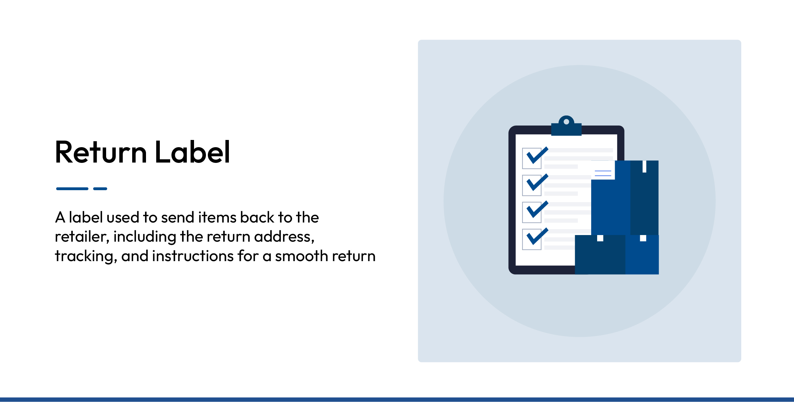 Return label defined