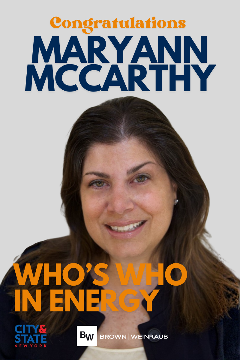 portrait of maryann McCarthy who's who in energy