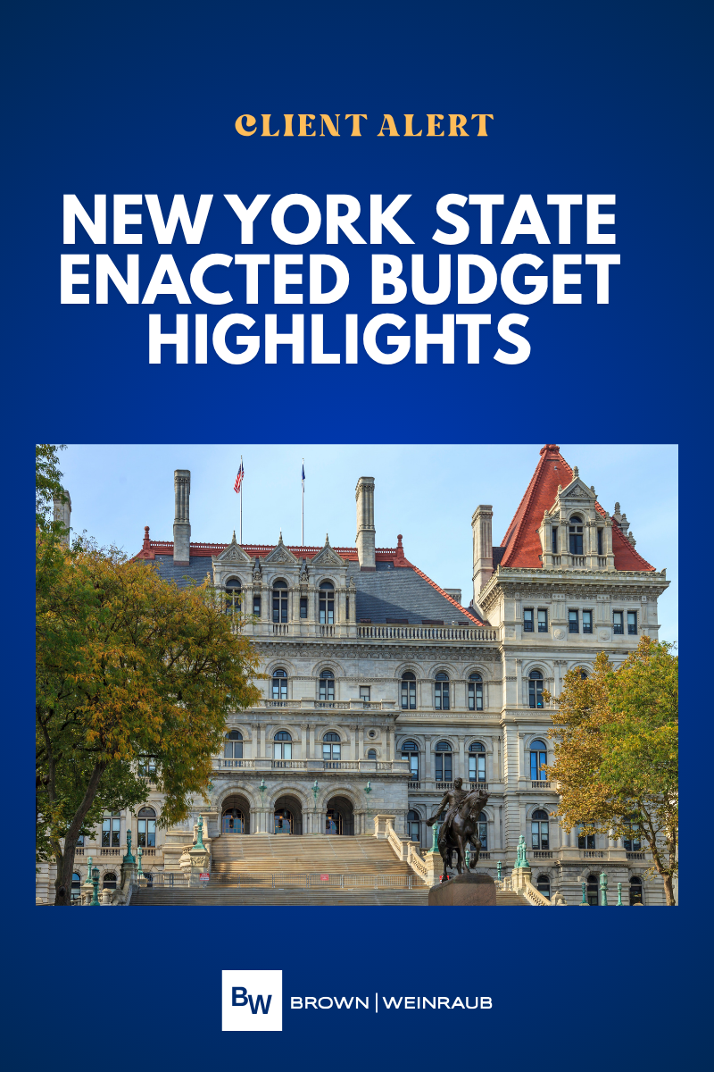NYS Enacted Budget Highlights
