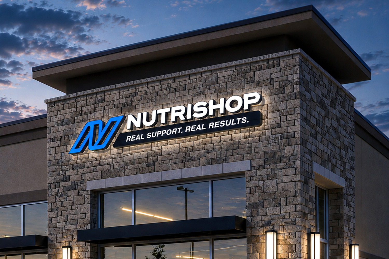 Outside photo of Nutrishop franchise location
