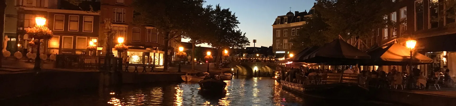 Evening Atmosphere Leiden City centre