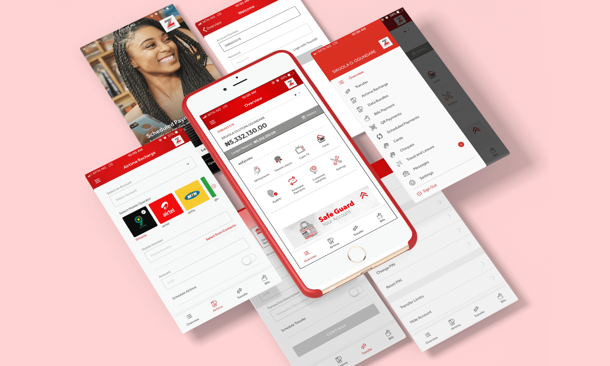 Redesigning Zenith Bank Mobile