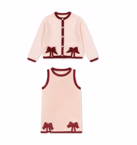 Dress Cardigan Set