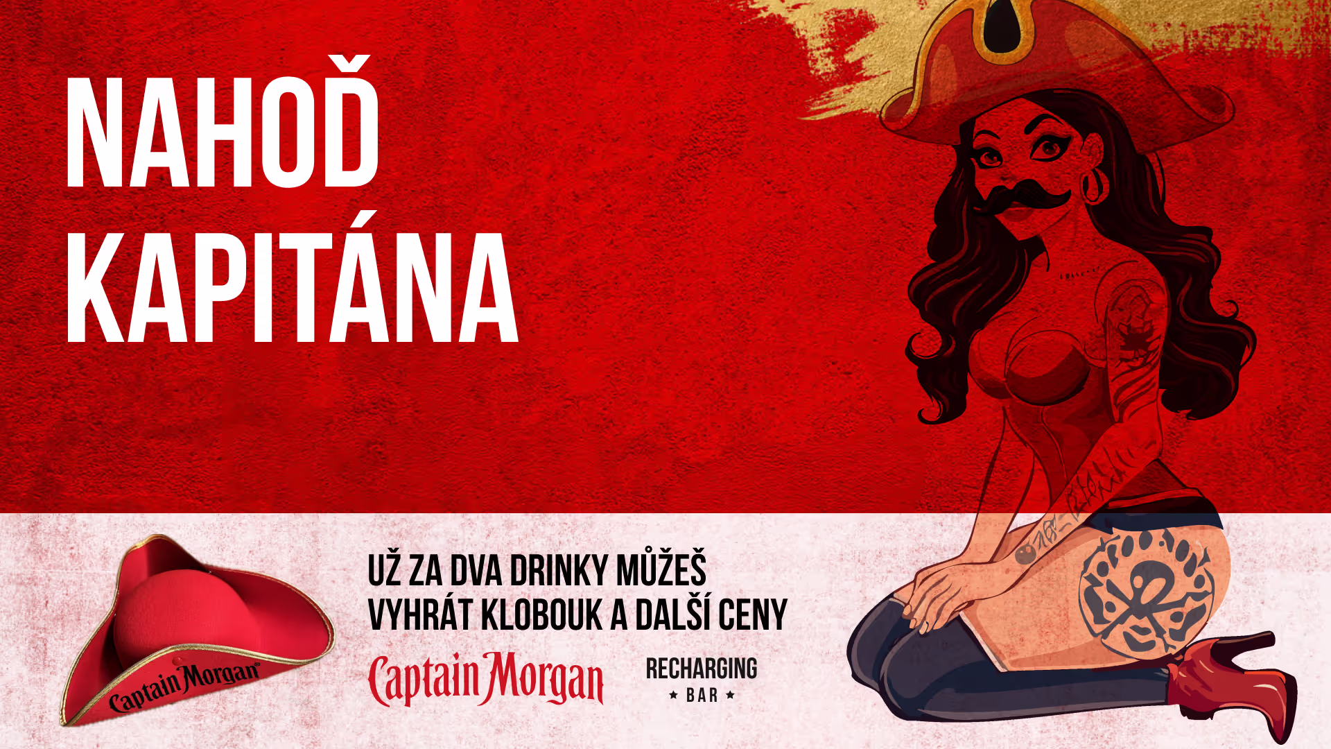 Dej si dva drinky Captain Morgan a ihned si vytoč výhru!