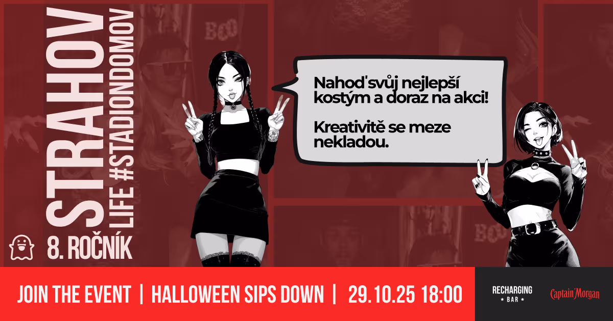 Nahoď svůj nejlepší kostým a doraz na akci! Kreativitě se meze nekladou.