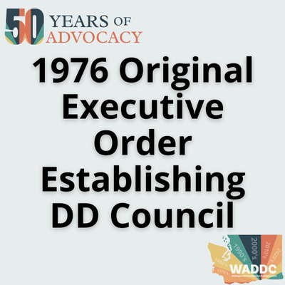 1976 Original Executive Order Establishing Council