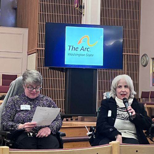 Emily Rogers and Leigh Spruce