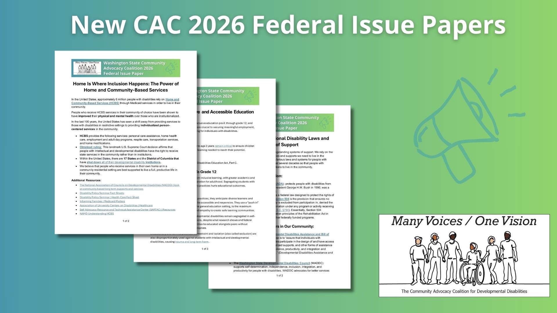 2026 CAC Federal Issue Papers