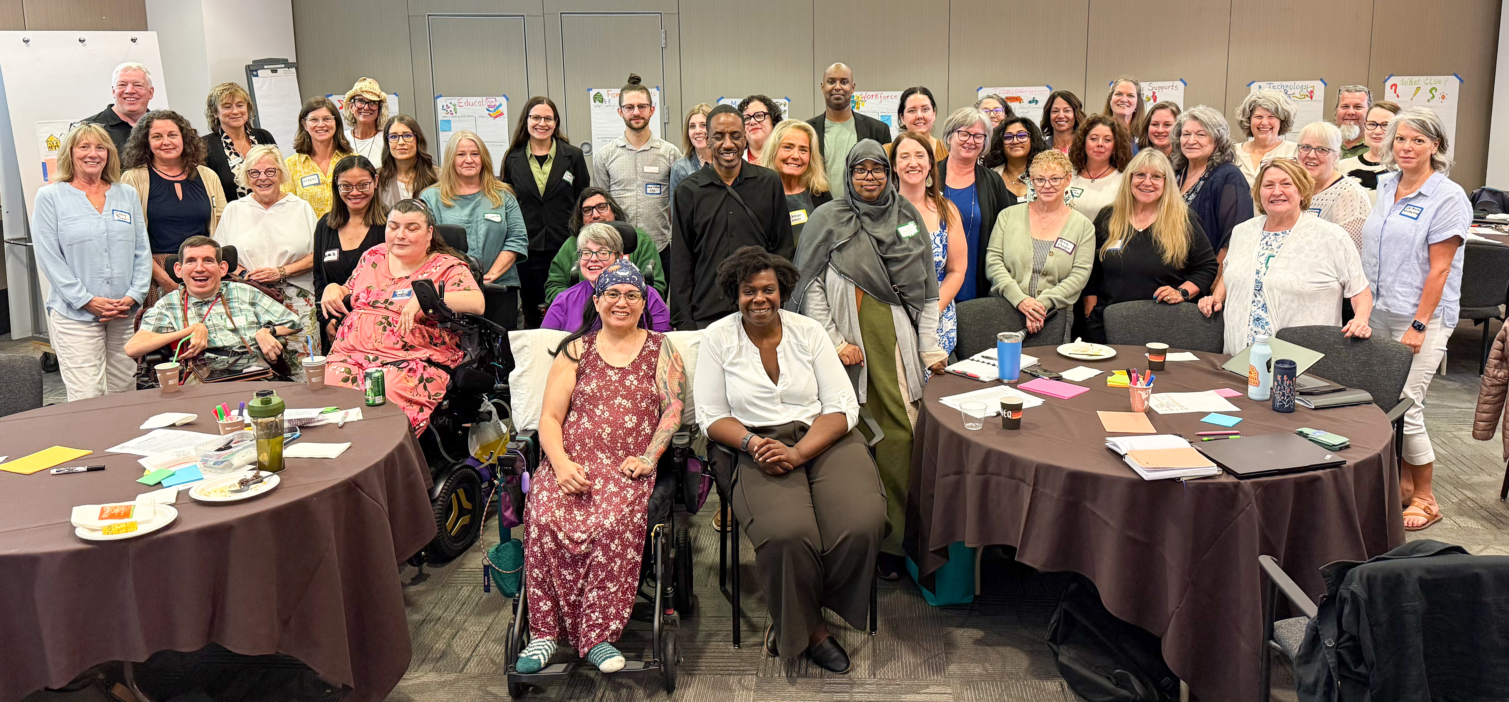  Community Advocacy Coalition retreat participants gathered together