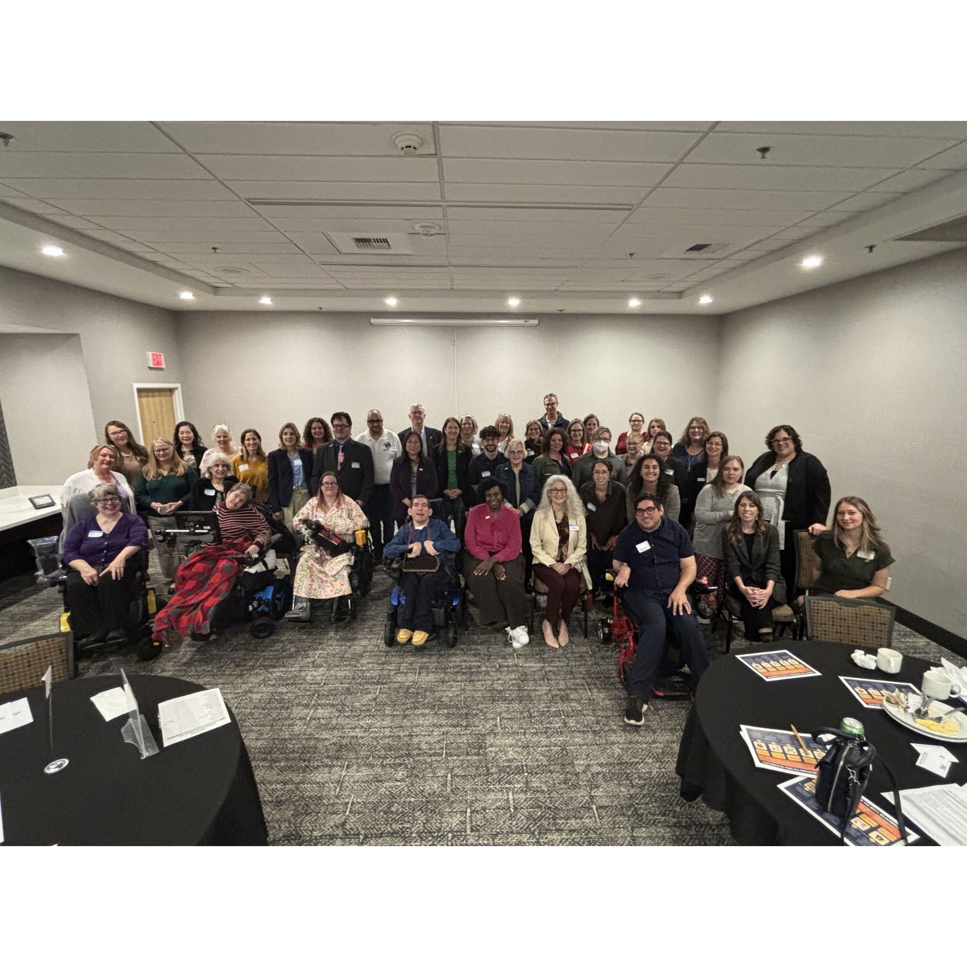 Participants at the third annual CAC Legislative Breakfast gathered together in a conference room