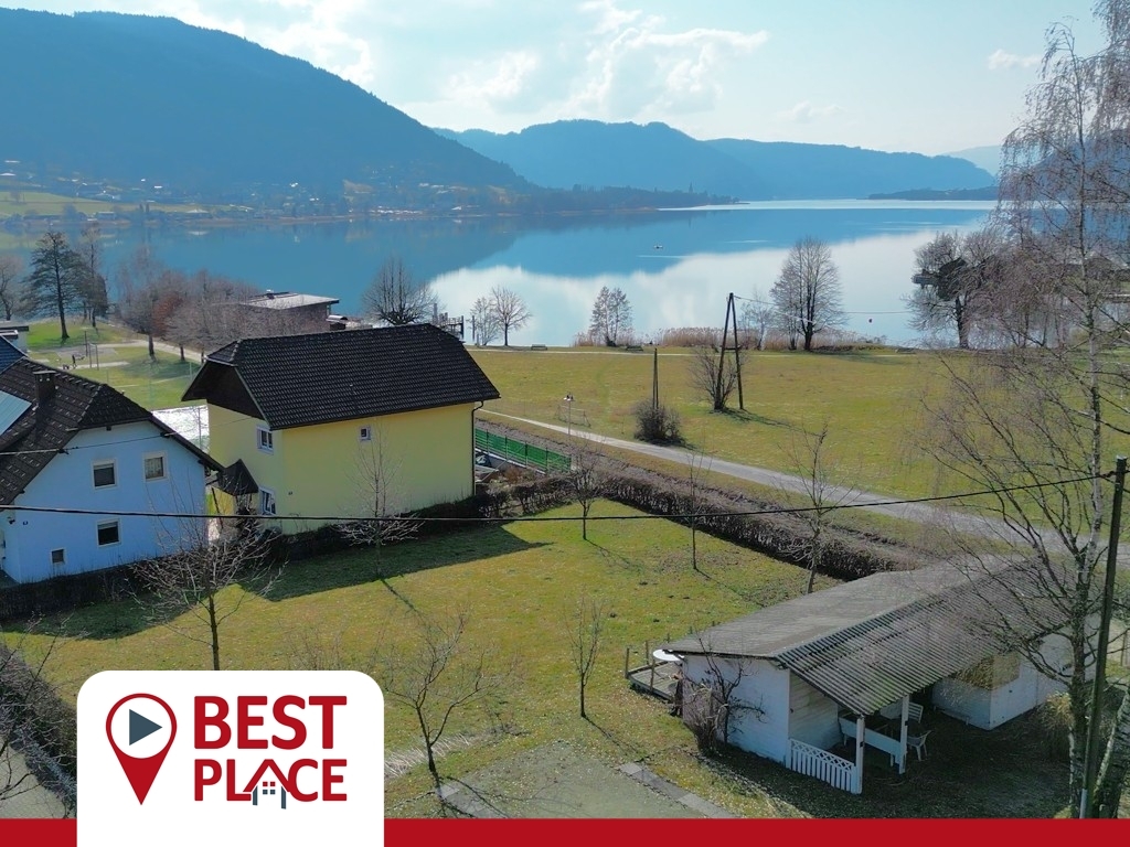 Ossiachersee: Sonniger Baugrund mit Seeblick nahe Schiffsanlegestelle