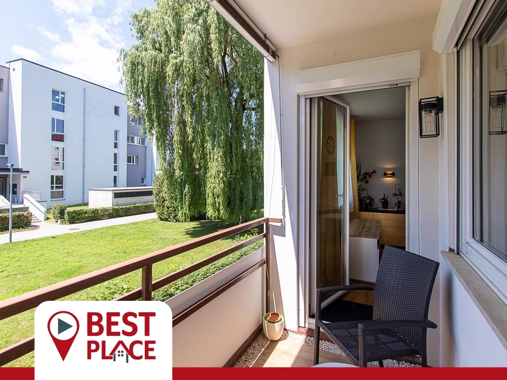 VERKAUFT: Ruhige 2-Zimmer-Wohnung mit Westloggia nahe Wörthersee und Uni