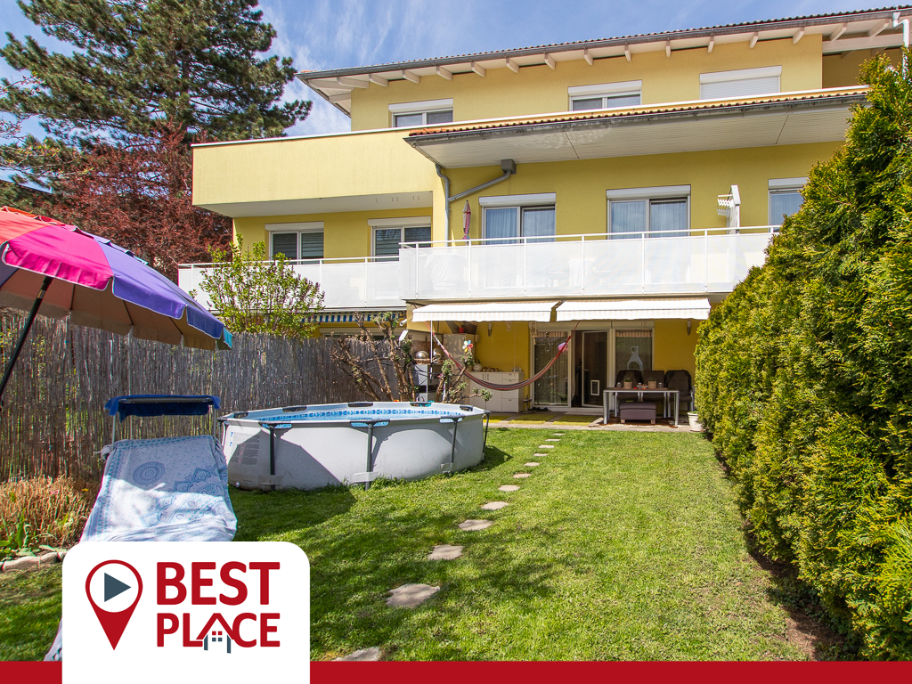 VERKAUFT: Garten, Terrasse, Balkon, Sonne und Ruhe - Herz was willst Du mehr?