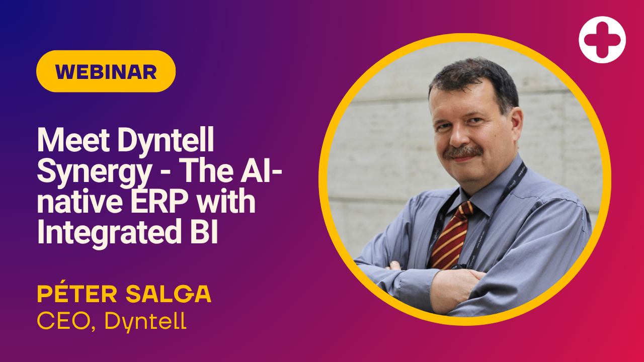 Meet Dyntell Synergy - The AI-native ERP with Integrated BI