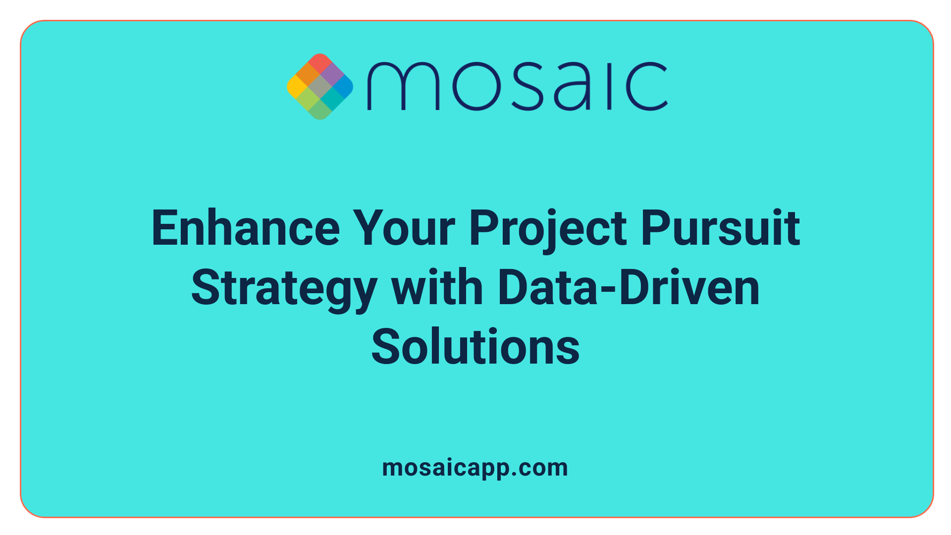 Enhance Your Project Pursuit Strategy with Data-Driven Solutions