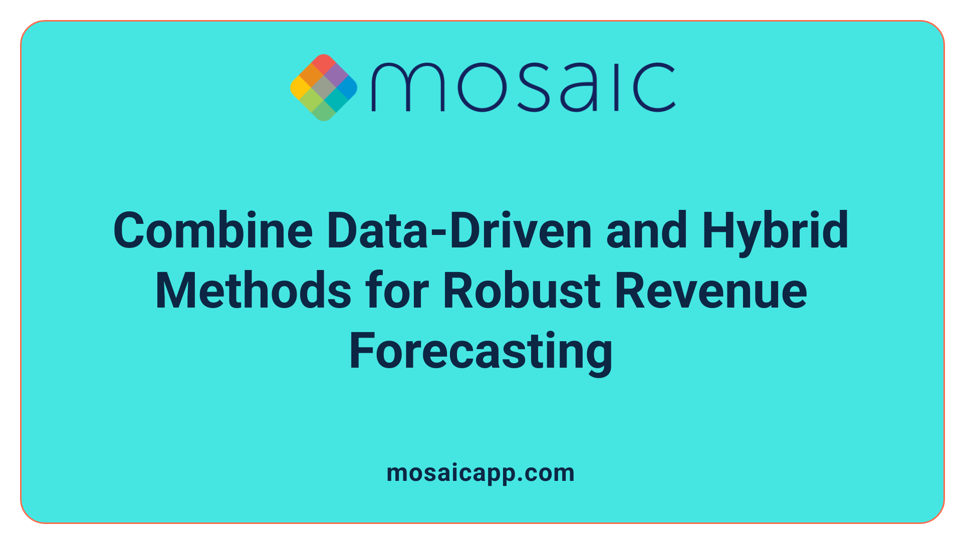 Combine Data-Driven and Hybrid Methods for Robust Revenue Forecasting