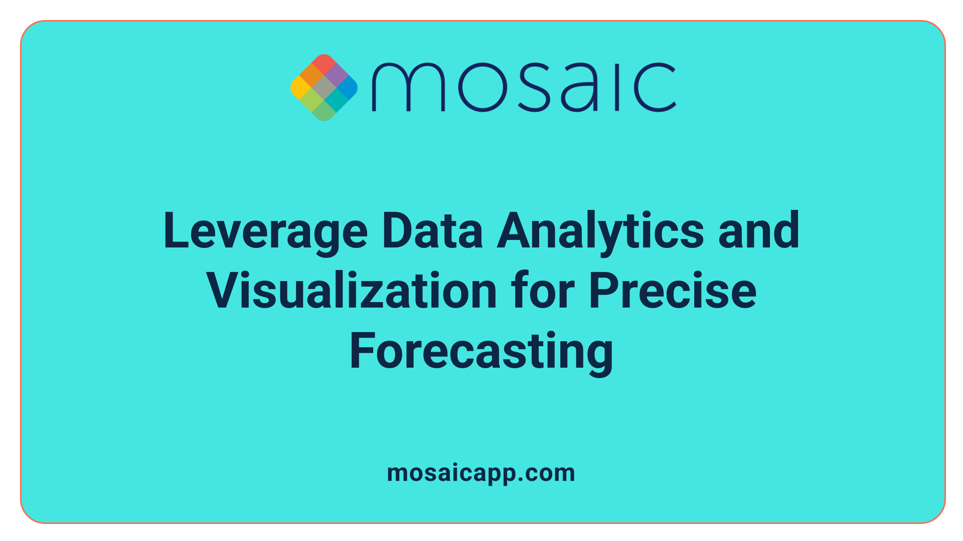 Leverage Data Analytics and Visualization for Precise Forecasting