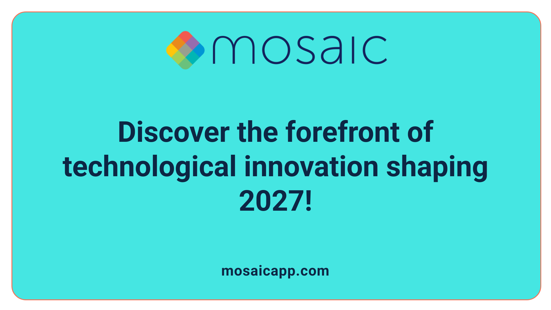 Discover the forefront of technological innovation shaping 2027!