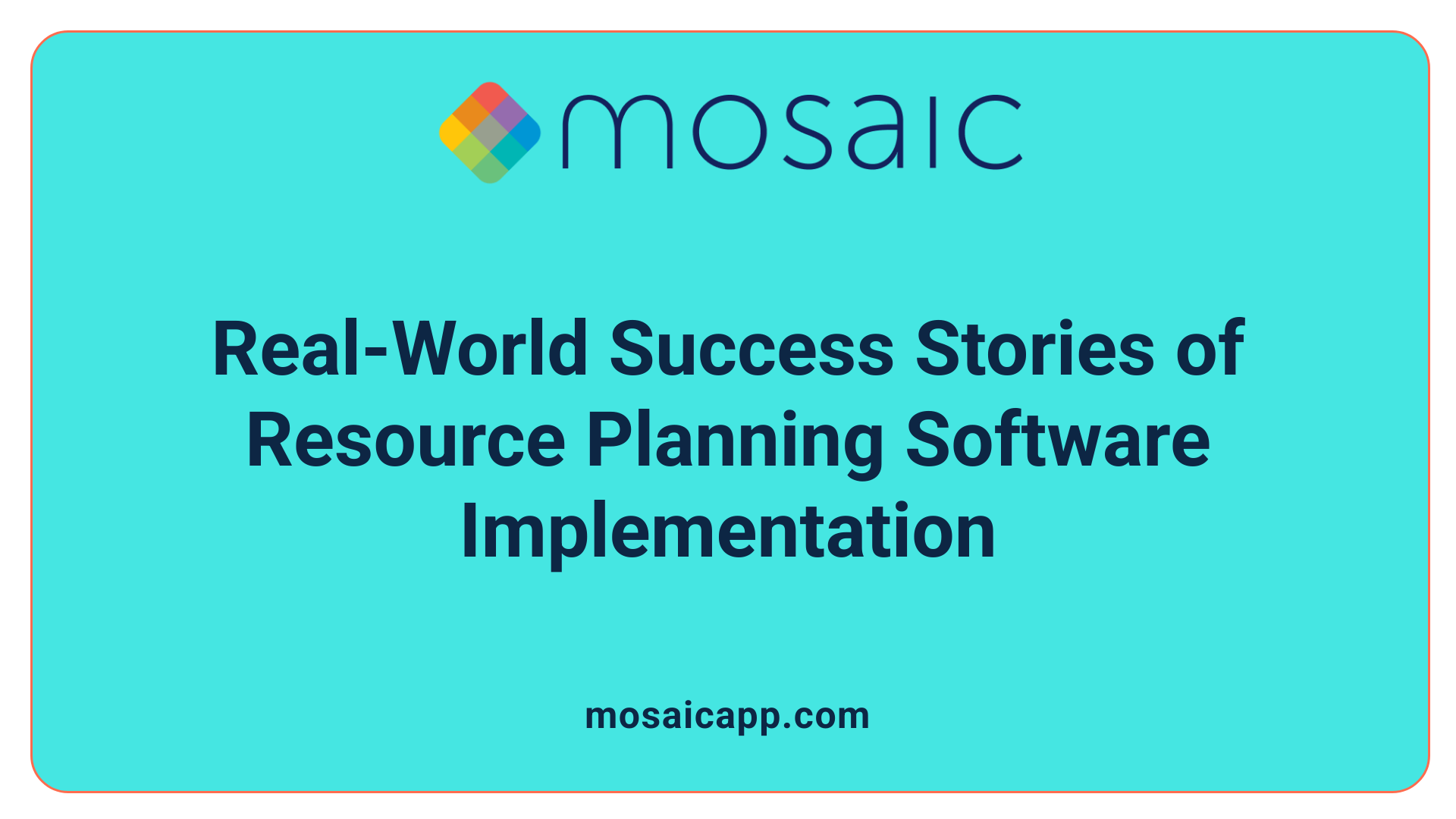 Real-World Success Stories of Resource Planning Software Implementation