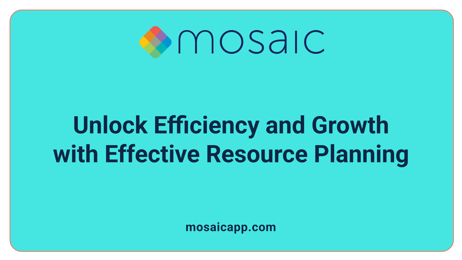 Unlock Efficiency and Growth with Effective Resource Planning