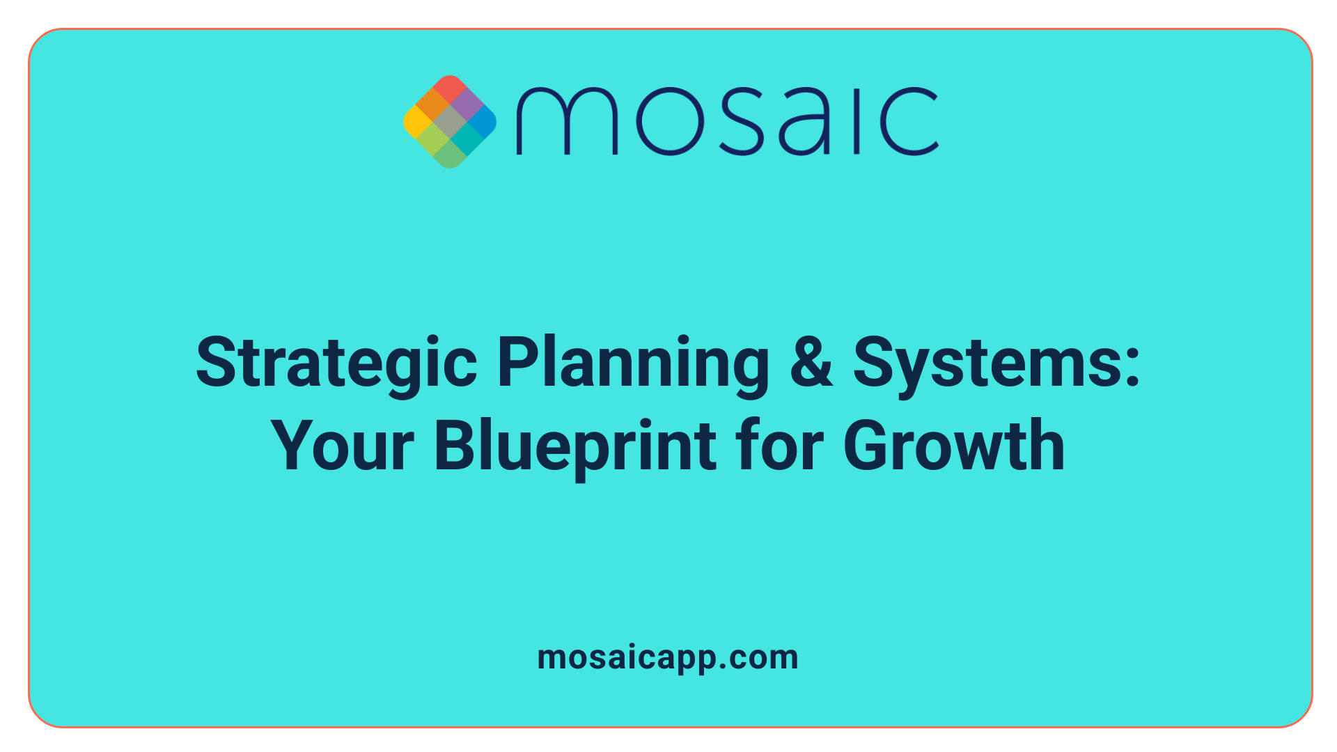 Strategic Planning & Systems: Your Blueprint for Growth