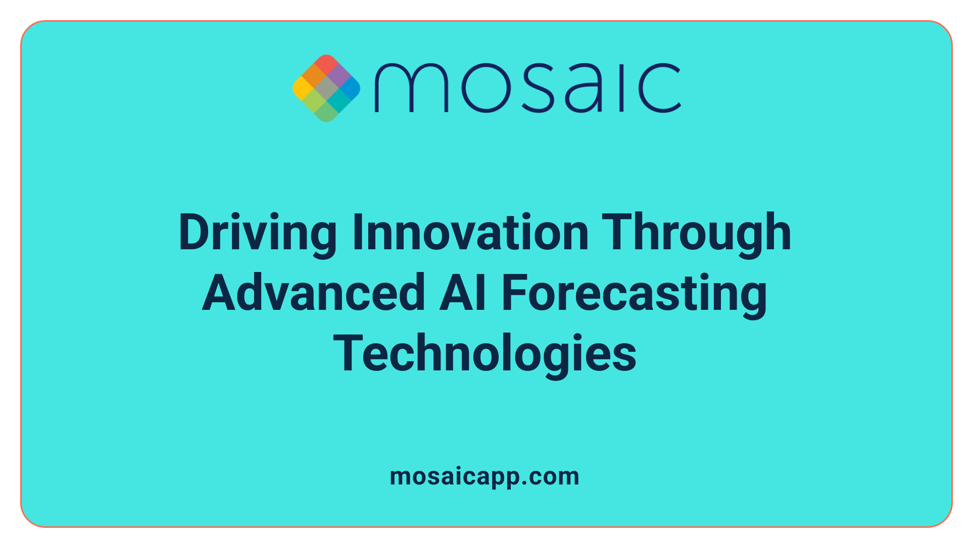 Driving Innovation Through Advanced AI Forecasting Technologies