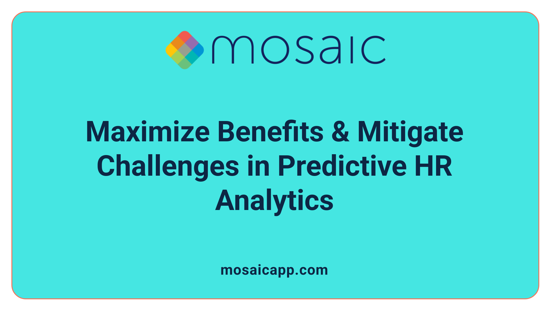 Maximize Benefits & Mitigate Challenges in Predictive HR Analytics