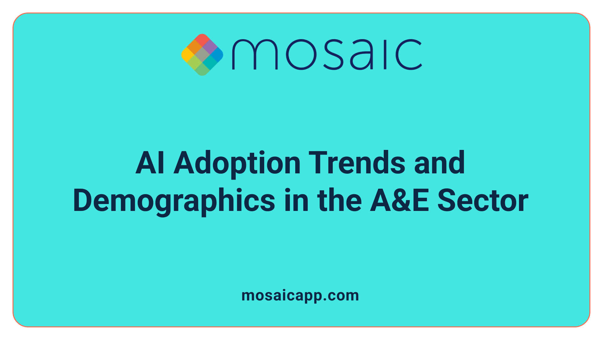 AI Adoption Trends and Demographics in the A&E Sector