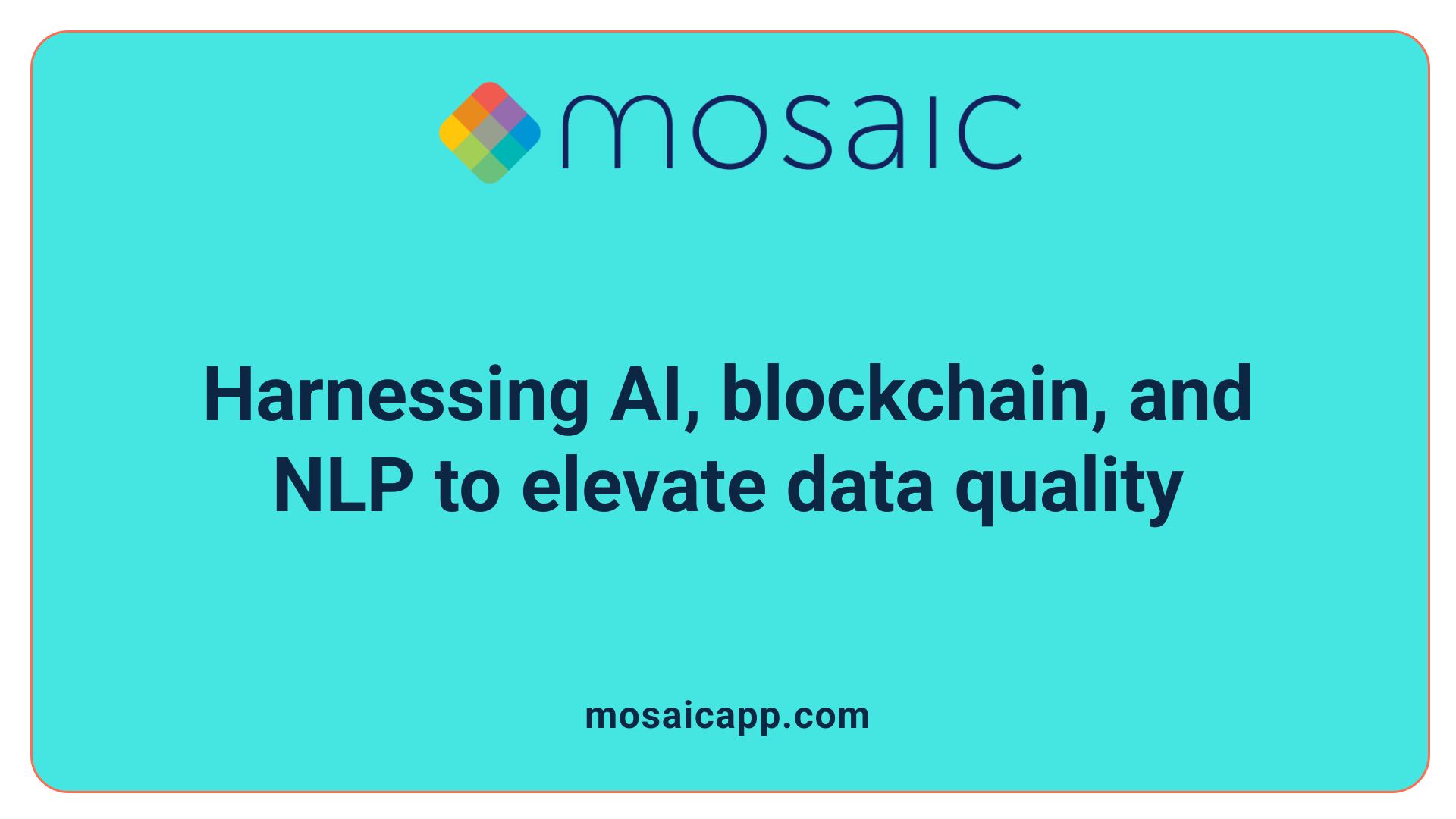 Harnessing AI, blockchain, and NLP to elevate data quality