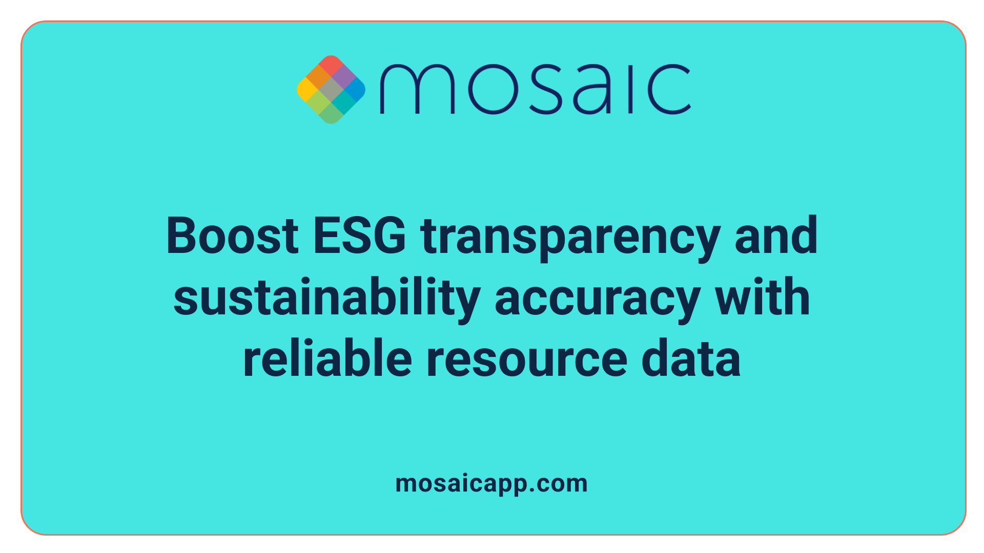 Boost ESG transparency and sustainability accuracy with reliable resource data