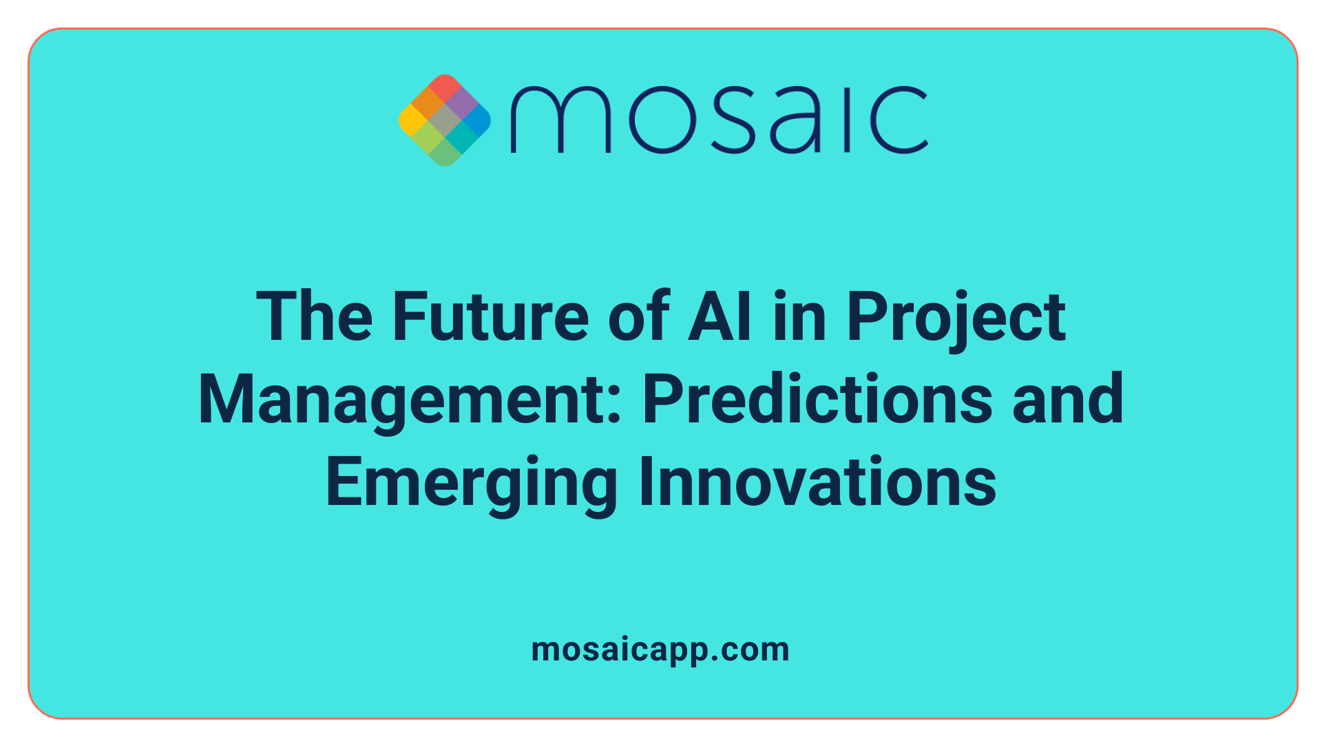The Future of AI in Project Management: Predictions and Emerging Innovations
