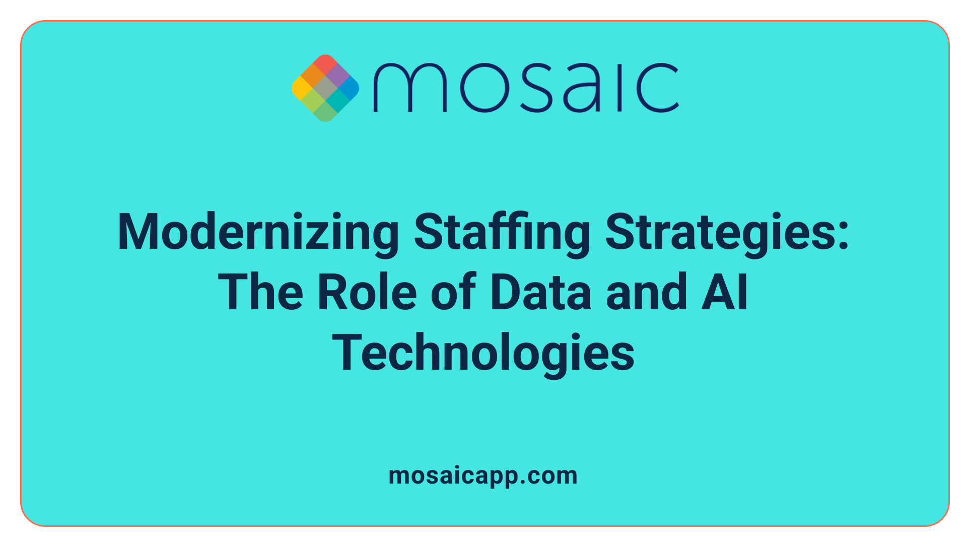 Modernizing Staffing Strategies: The Role of Data and AI Technologies