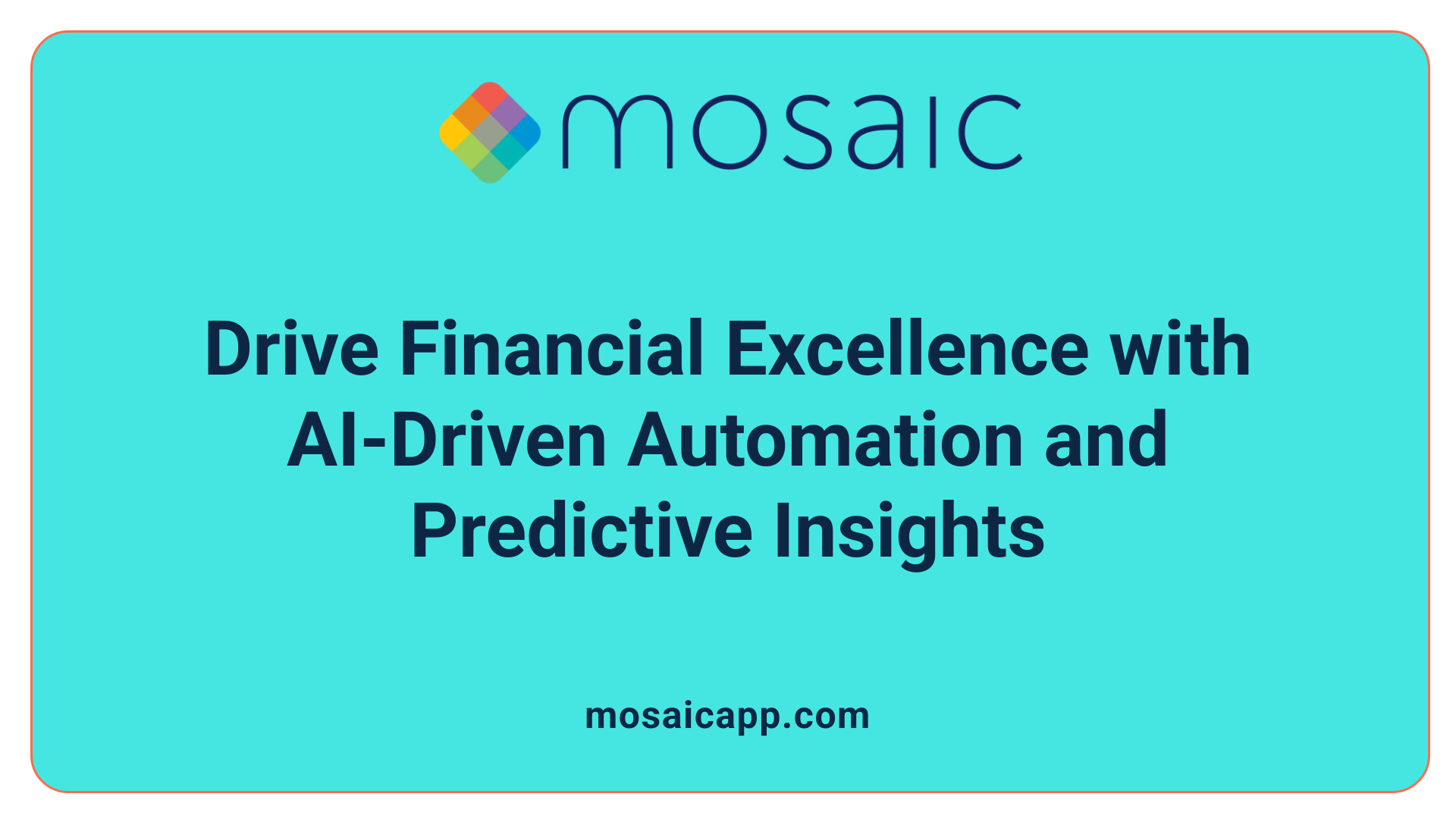 Drive Financial Excellence with AI-Driven Automation and Predictive Insights