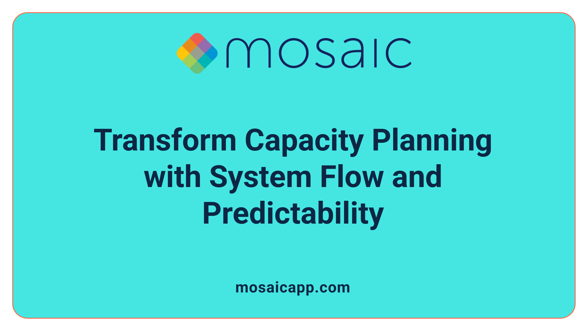 Transform Capacity Planning with System Flow and Predictability