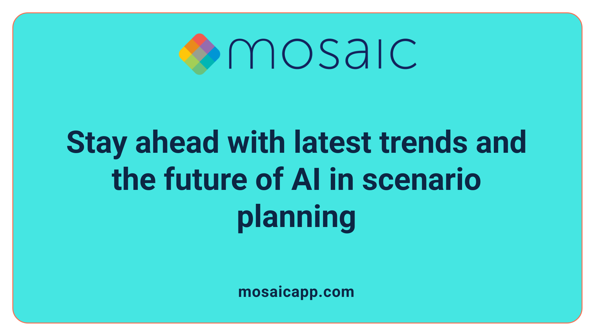 Stay ahead with latest trends and the future of AI in scenario planning
