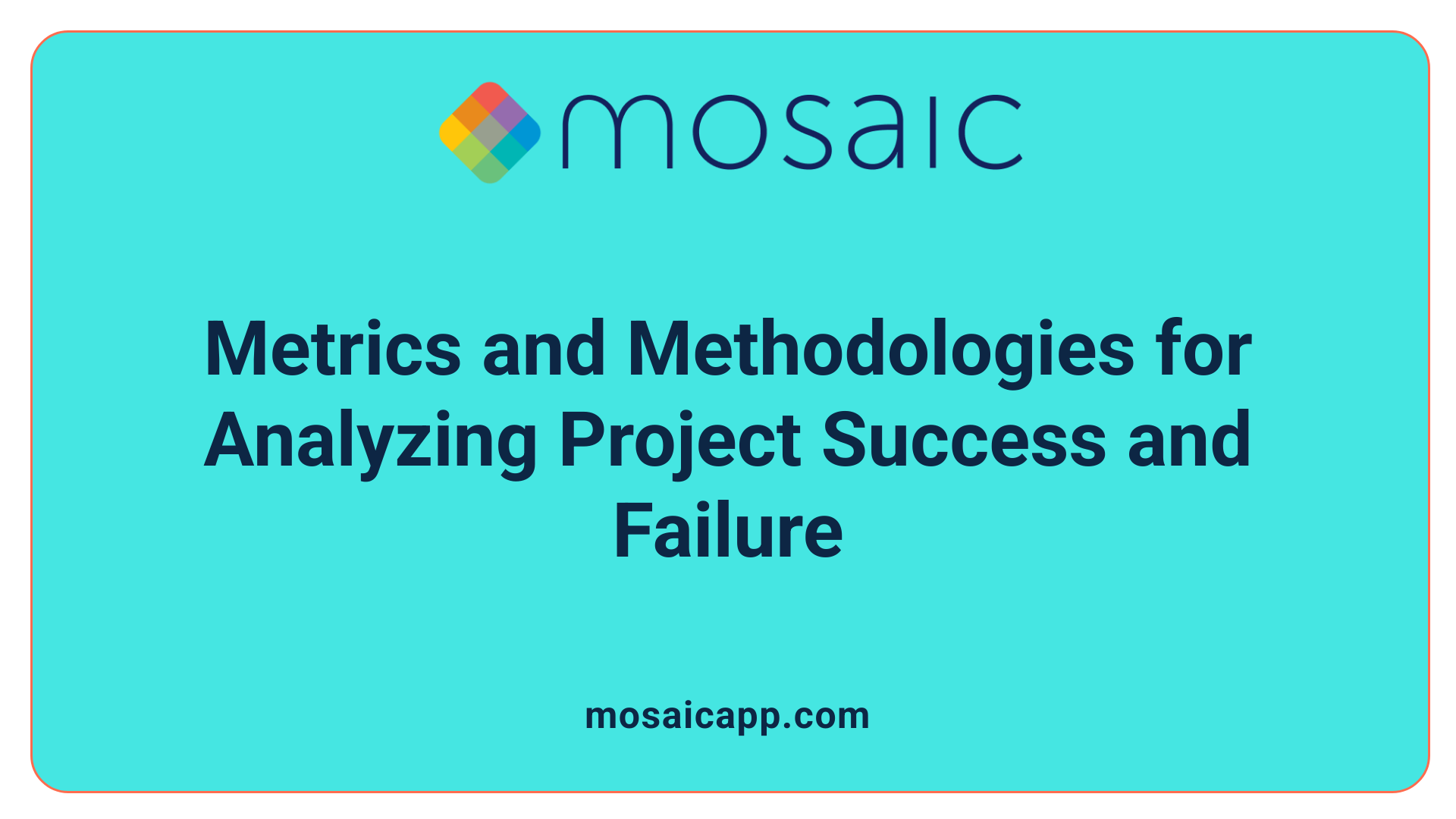 Metrics and Methodologies for Analyzing Project Success and Failure