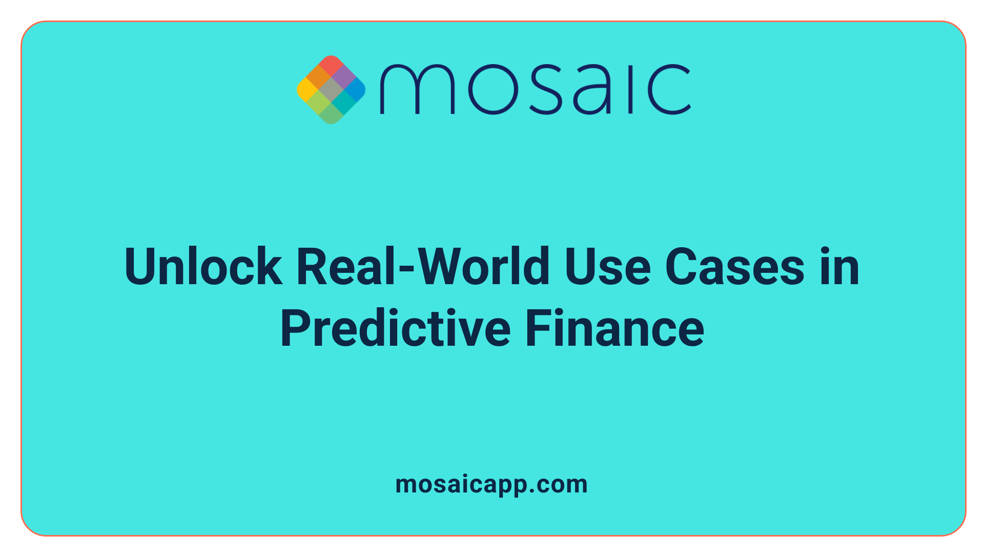 Unlock Real-World șù«ӰҔAPP in Predictive Finance