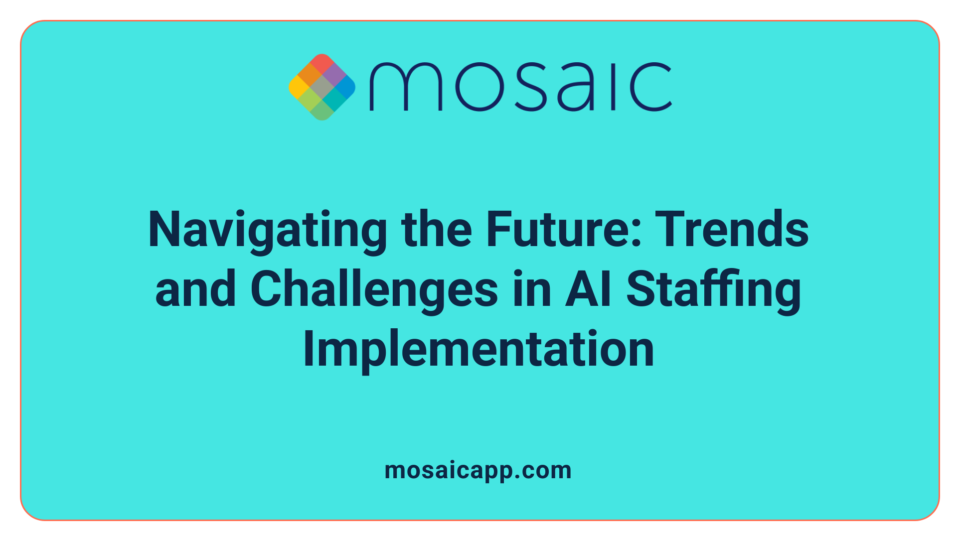 Navigating the Future: Trends and Challenges in AI Staffing Implementation