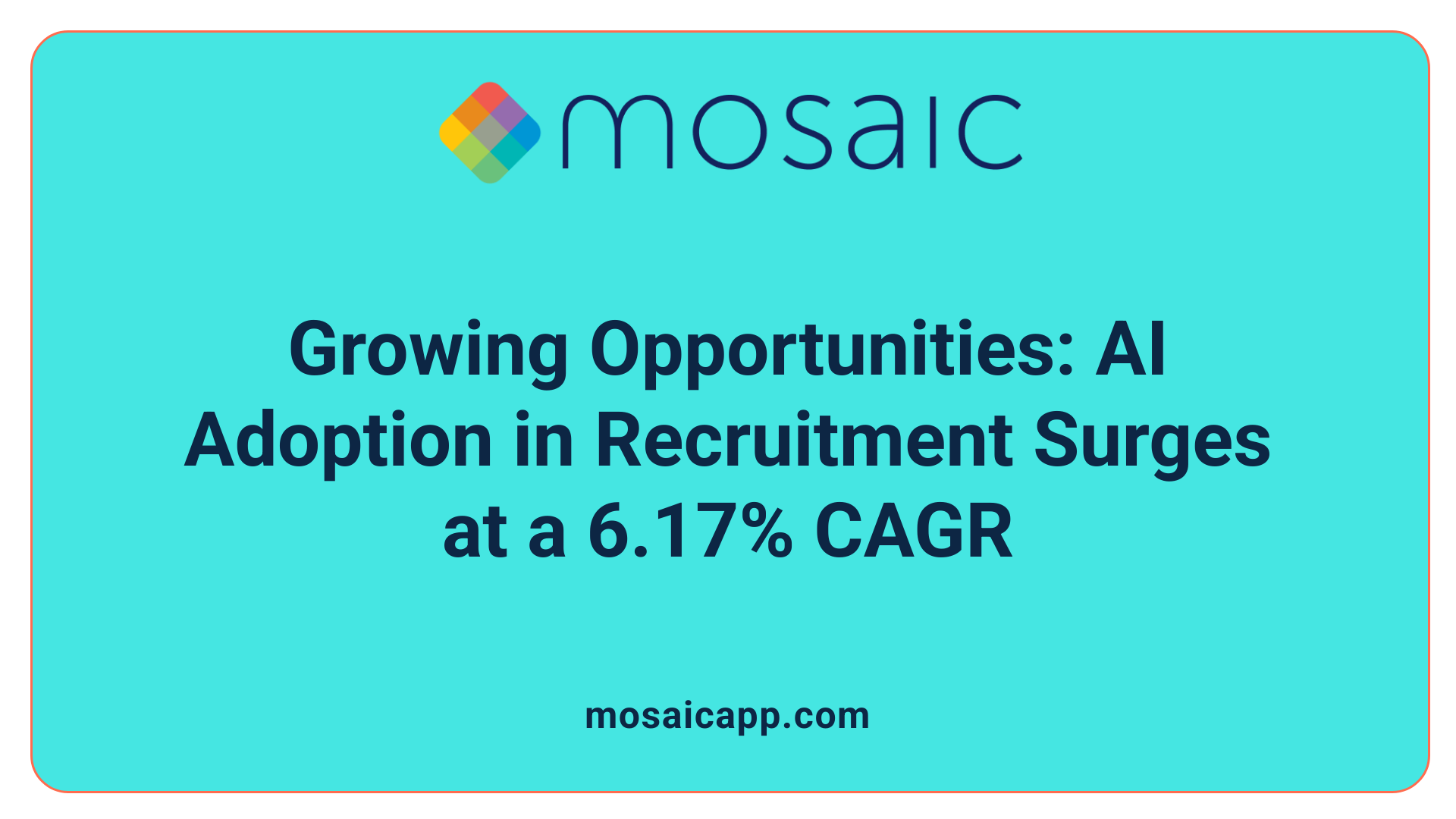 Growing Opportunities: AI Adoption in Recruitment Surges at a 6.17% CAGR